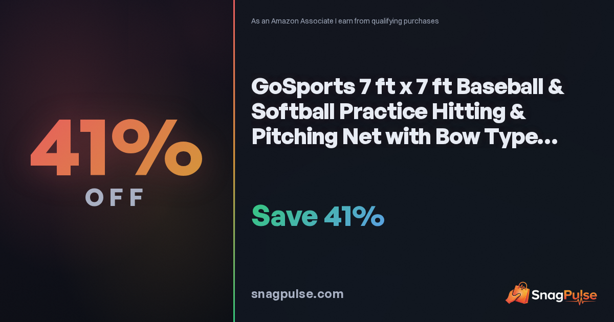 GoSports Baseball Practice Net Deal: 41% Off
