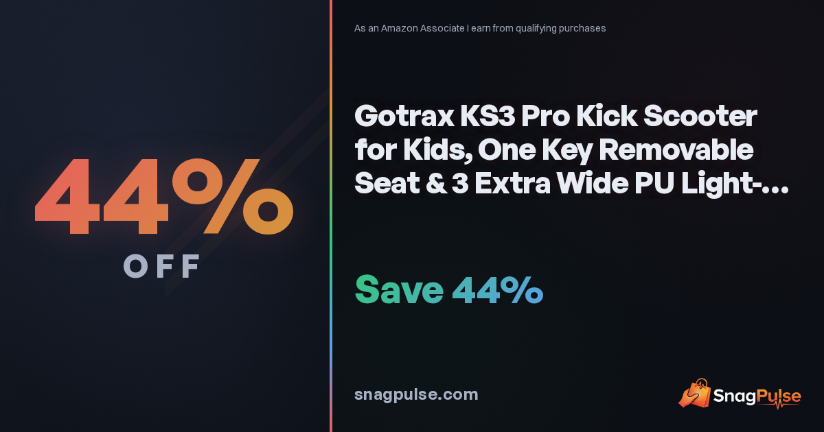 Gotrax KS3 Pro Kids Scooter Deal: 44% Off
