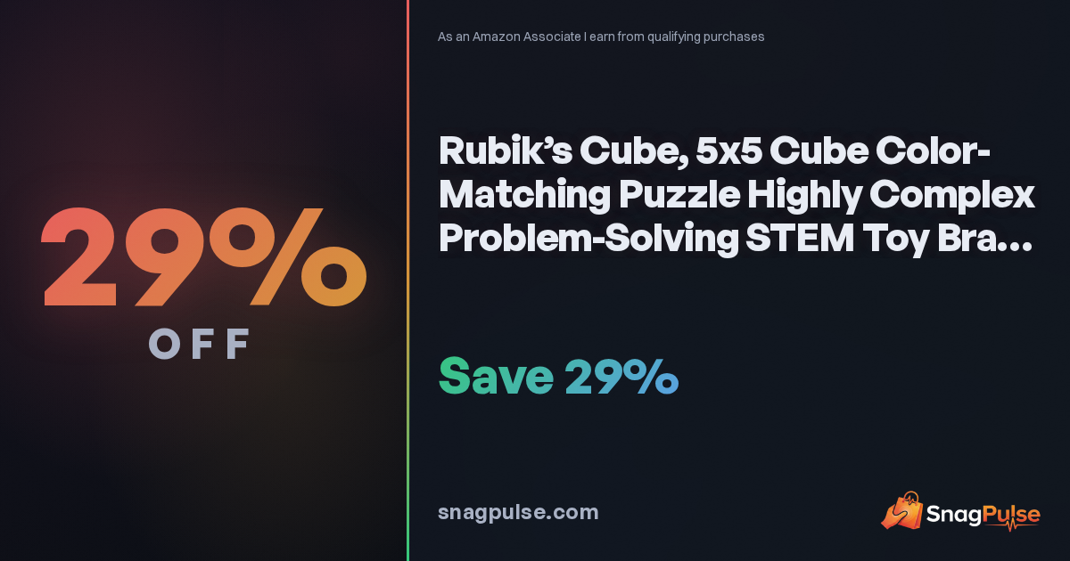 Rubik's 5x5 Cube Deal: 29% Off Right Now