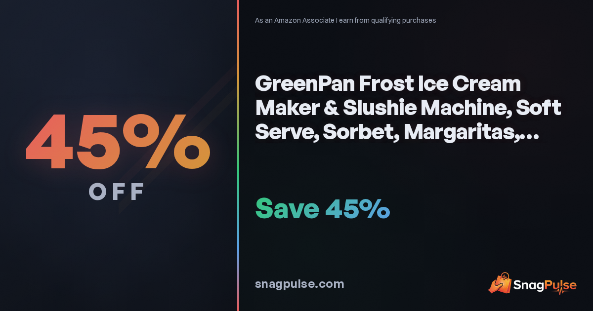 Frozen Treat Maker Deal: 45% Off
