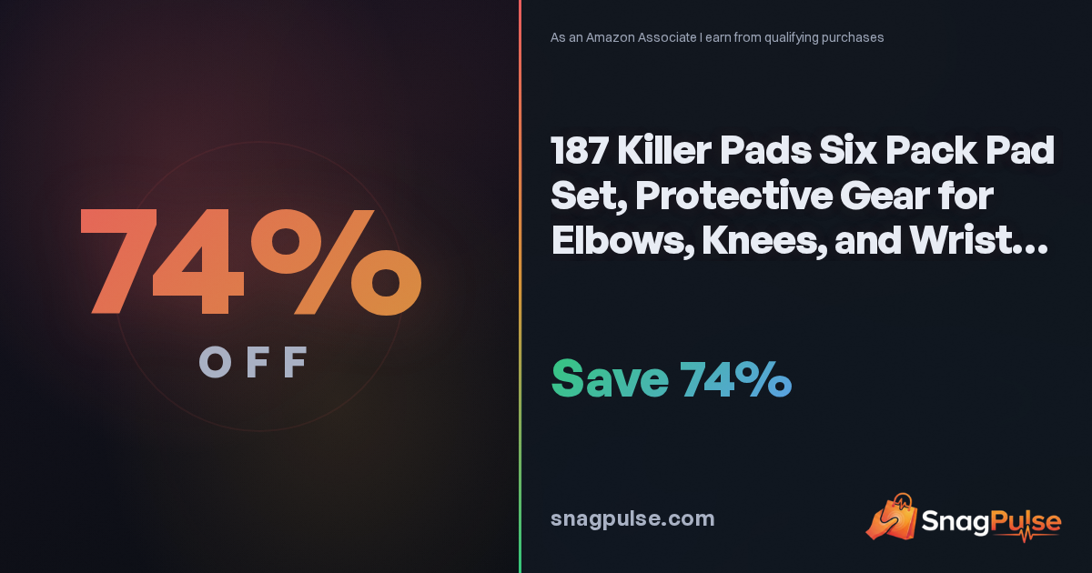 Skate Pad Set Deal: 74% Off