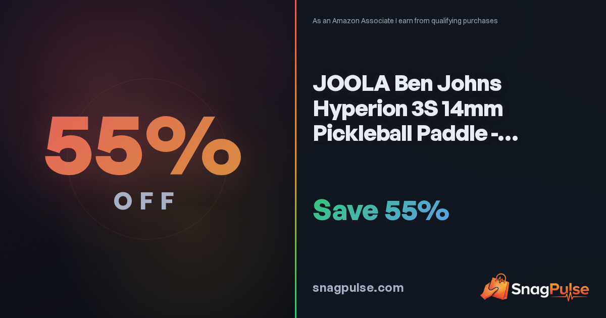 JOOLA Ben Johns Hyperion Paddle: 55% Off