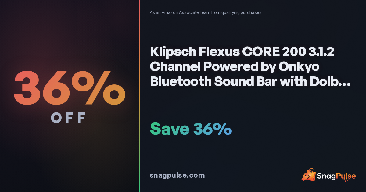 Klipsch Flexus CORE 200 Deal: 36% Off