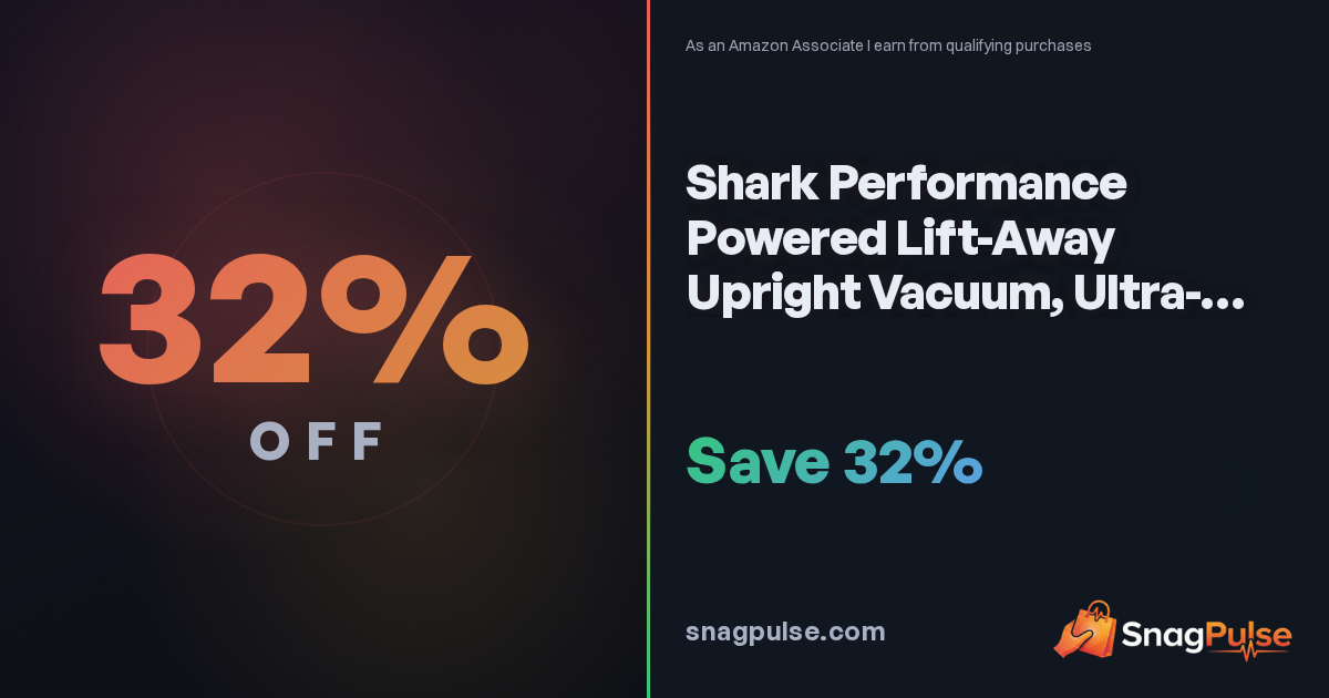 Shark UV2500 Vacuum Deal: 32% Off Right Now