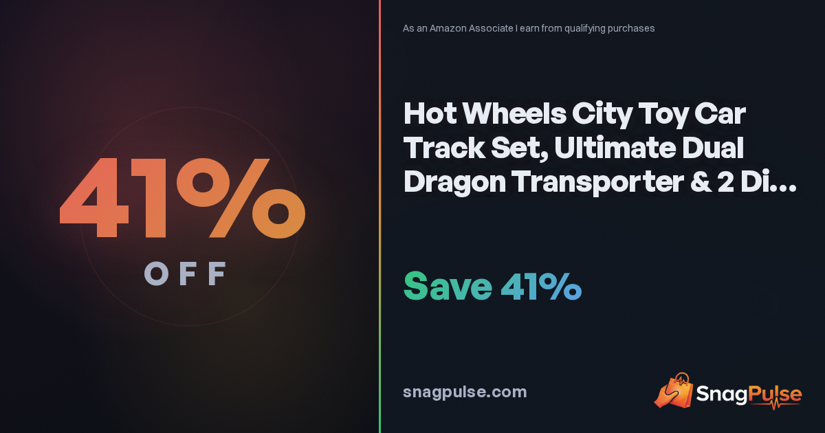Hot Wheels Dragon Track Set Deal: 41% Off
