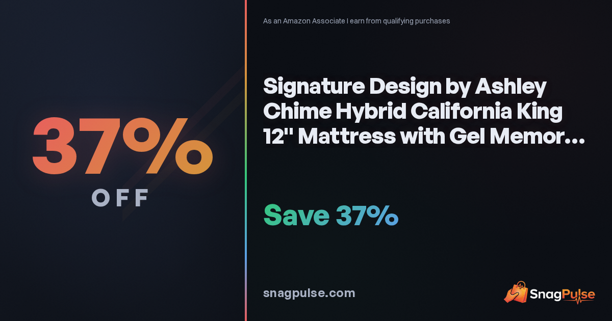 Ashley Chime Cal King Hybrid Mattress: 37% Off