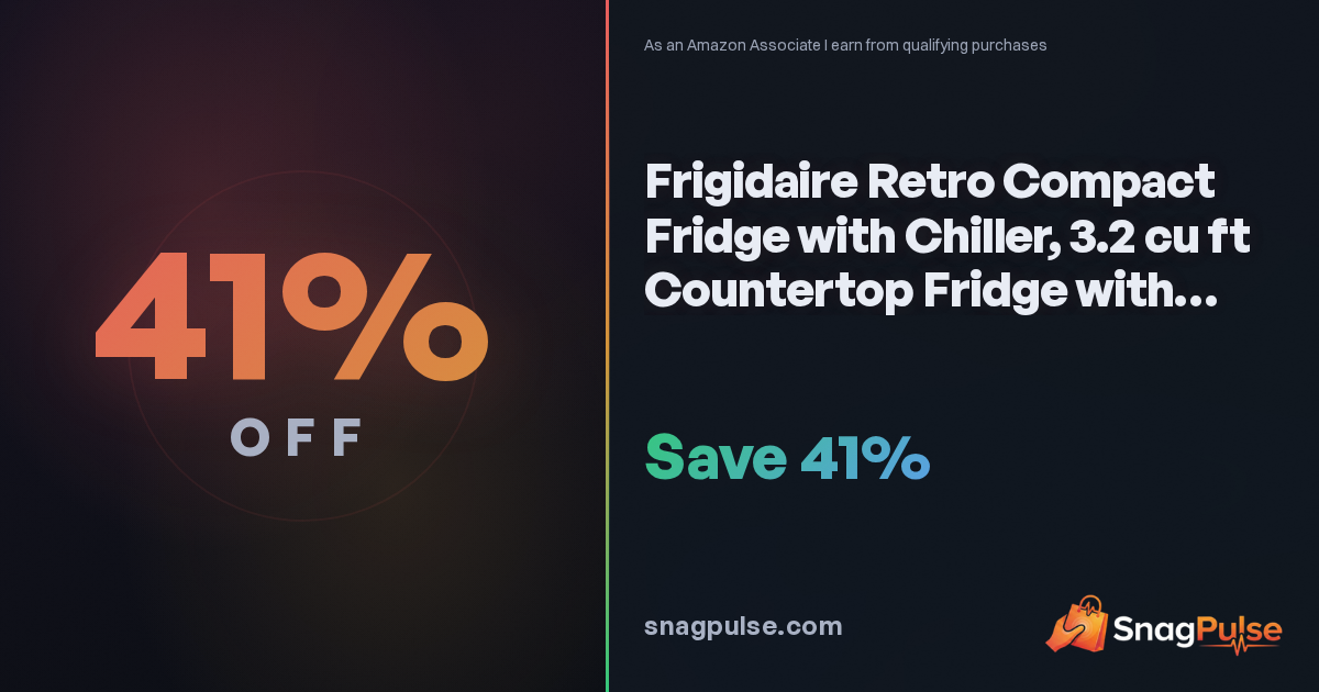 Frigidaire Retro Compact Fridge Deal: 41% Off